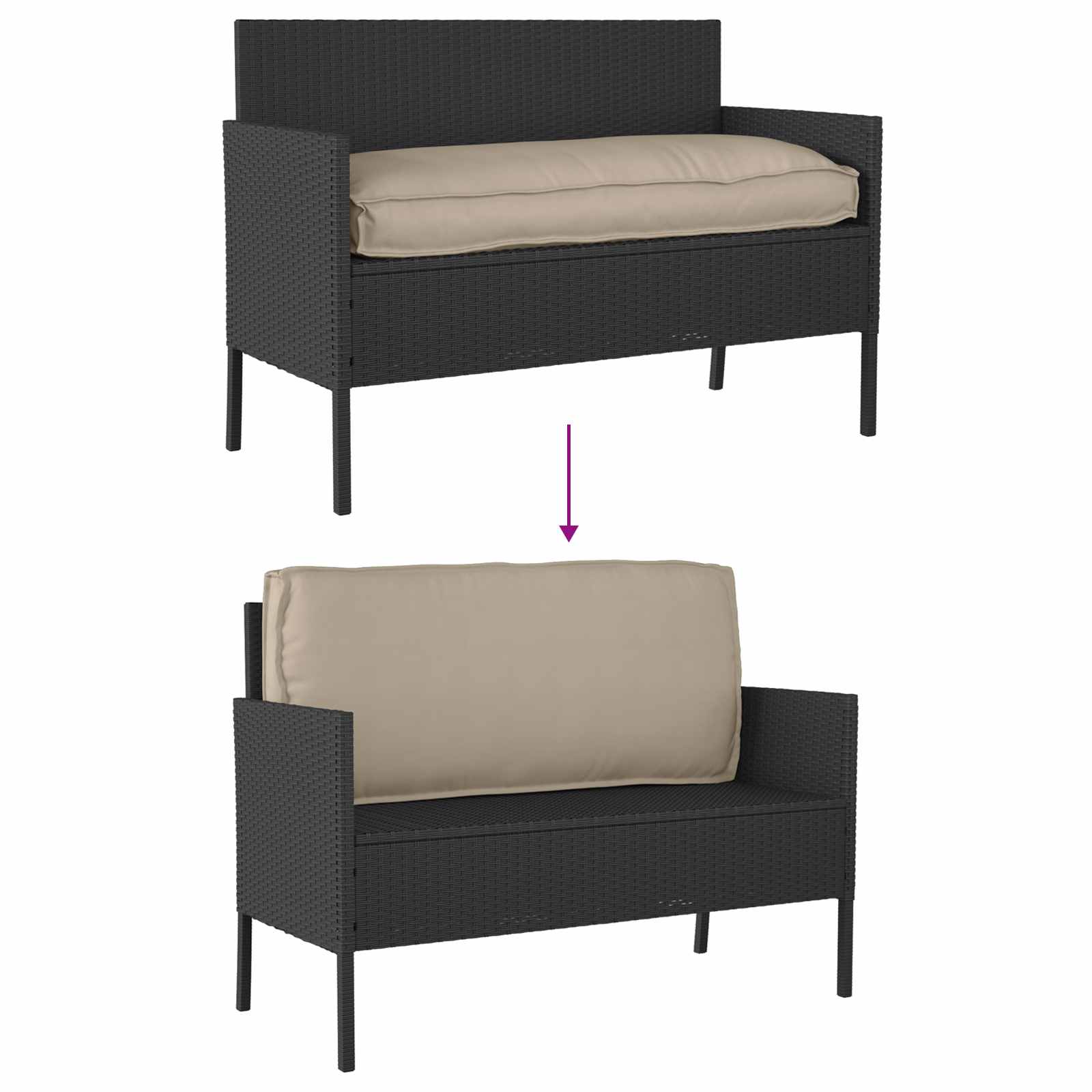 Cuscino Tessuto Oxford Talpa 120 x 50 x 12 cm
