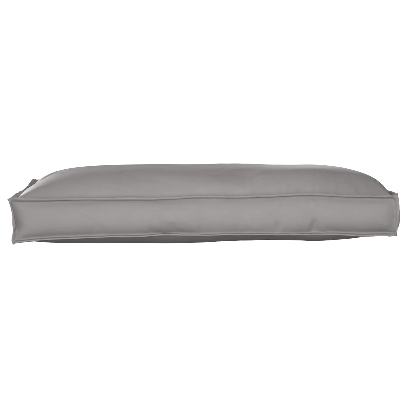 Cuscino Tessuto Oxford Grigio 120 x 60 x 12 cm