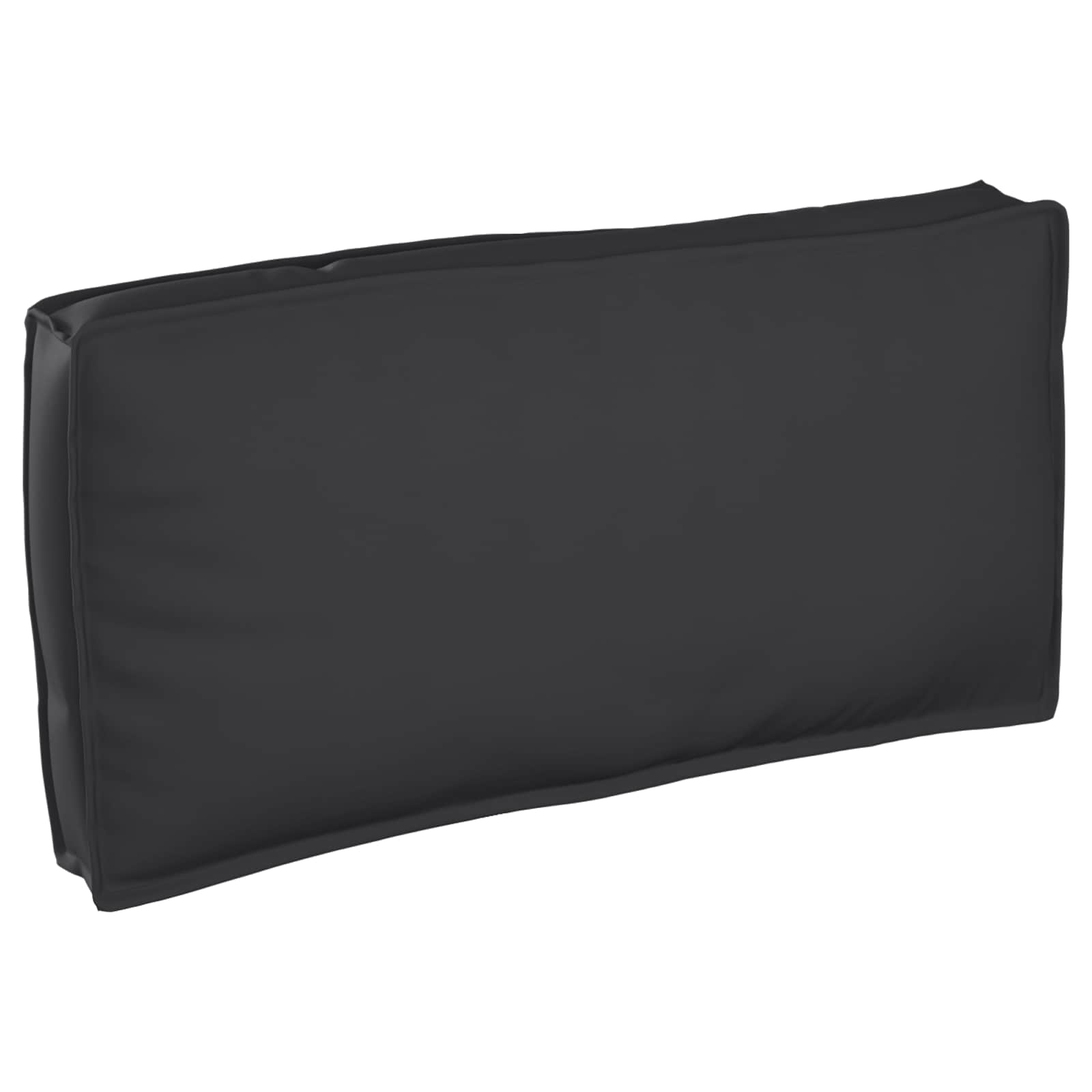 Cuscino Tessuto Oxford Nero 120 x 60 x 12 cm