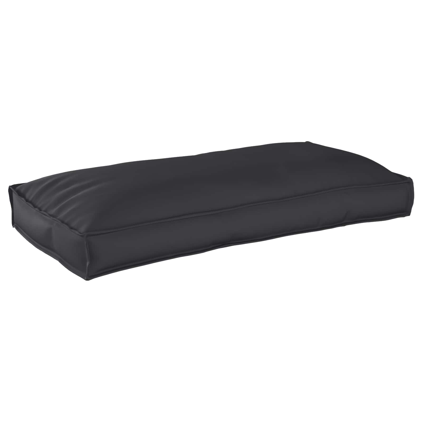 Cuscino Tessuto Oxford Nero 120 x 60 x 12 cm