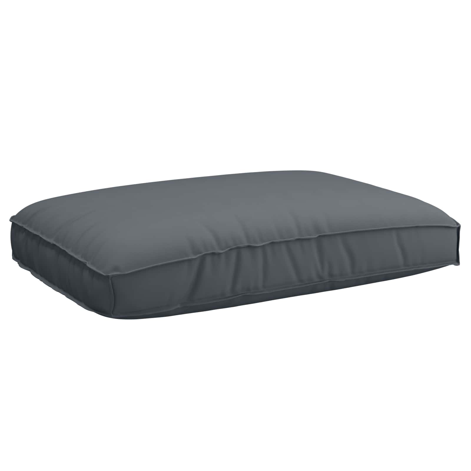 Cuscino Tessuto Oxford Antracite 120 x 80 x 12 cm
