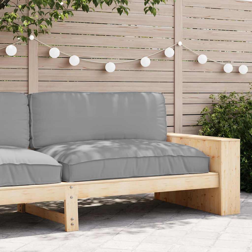 Cuscino Tessuto Oxford Grigio 120 x 80 x 12 cm
