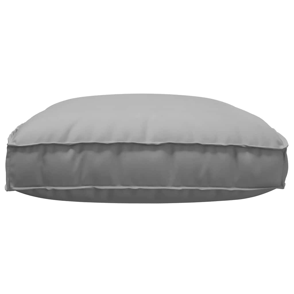 Cuscino Tessuto Oxford Grigio 120 x 80 x 12 cm