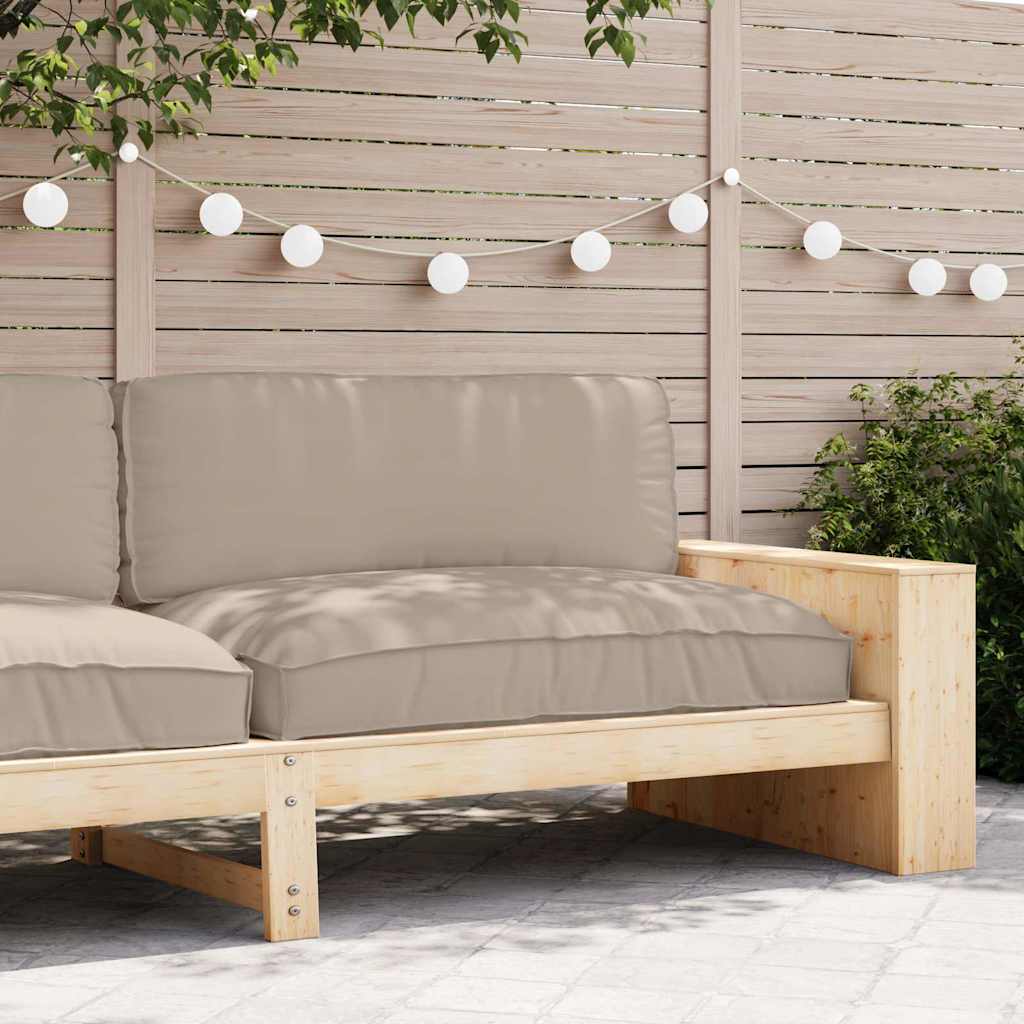Cuscino Tessuto Oxford Tortora 120 x 80 x 12 cm