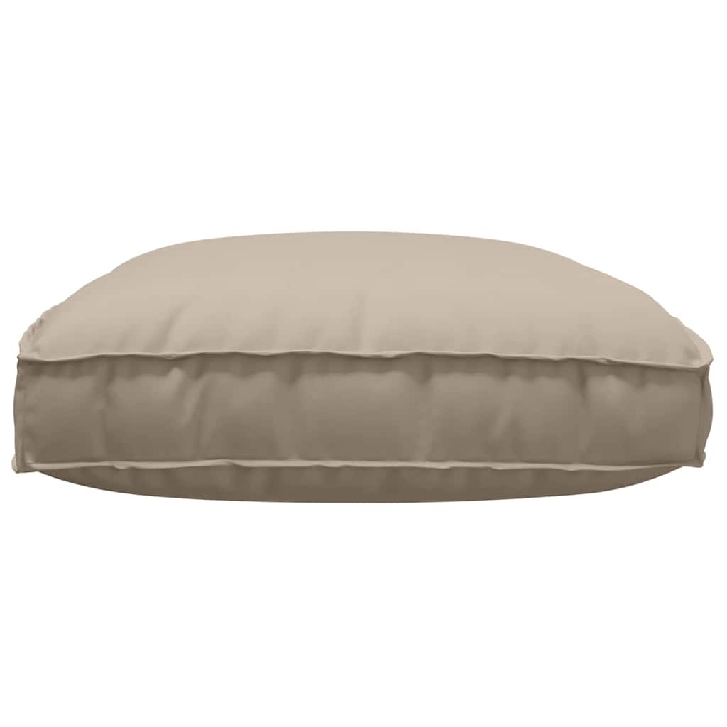 Cuscino Tessuto Oxford Tortora 120 x 80 x 12 cm