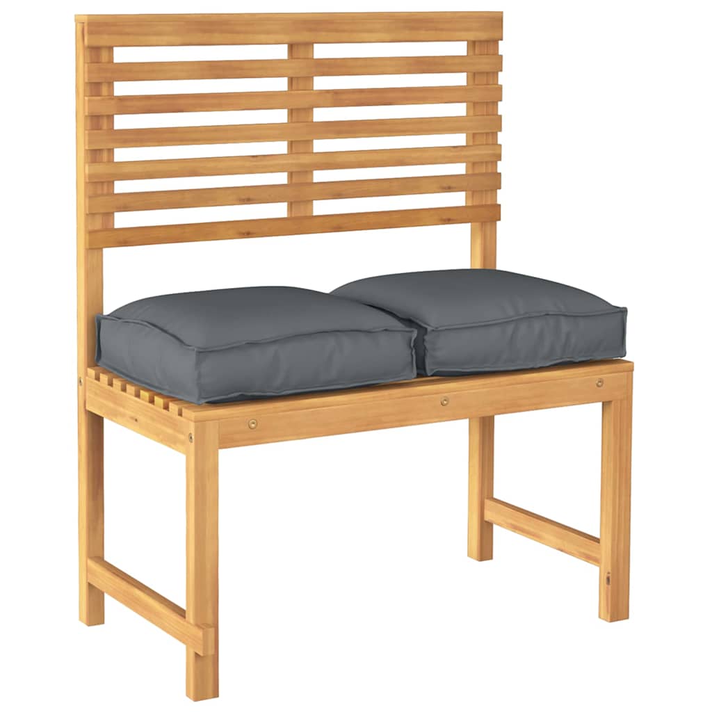 Cuscino 2 pz Tessuto Oxford Antracite 40 x 40 x 8 cm