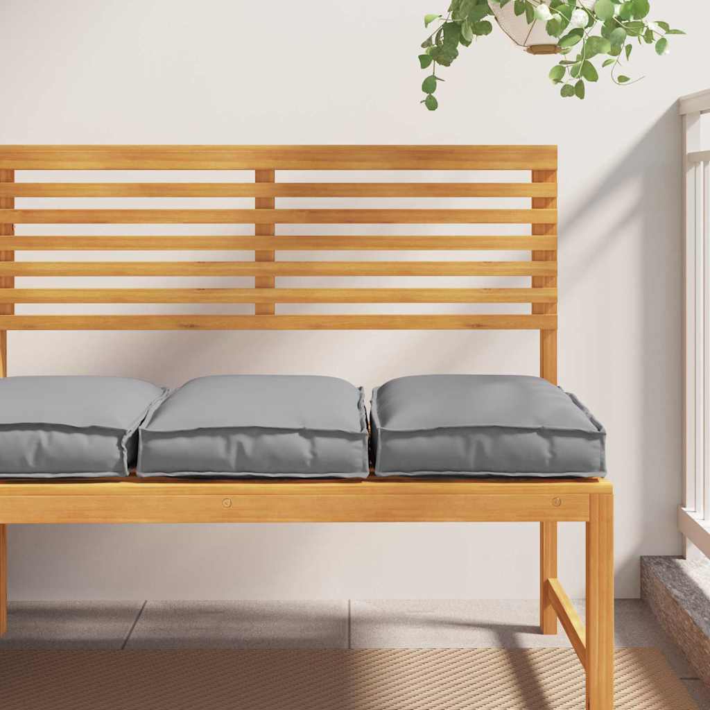 Cuscino 2 pz Tessuto Oxford Grigio 40 x 40 x 8 cm