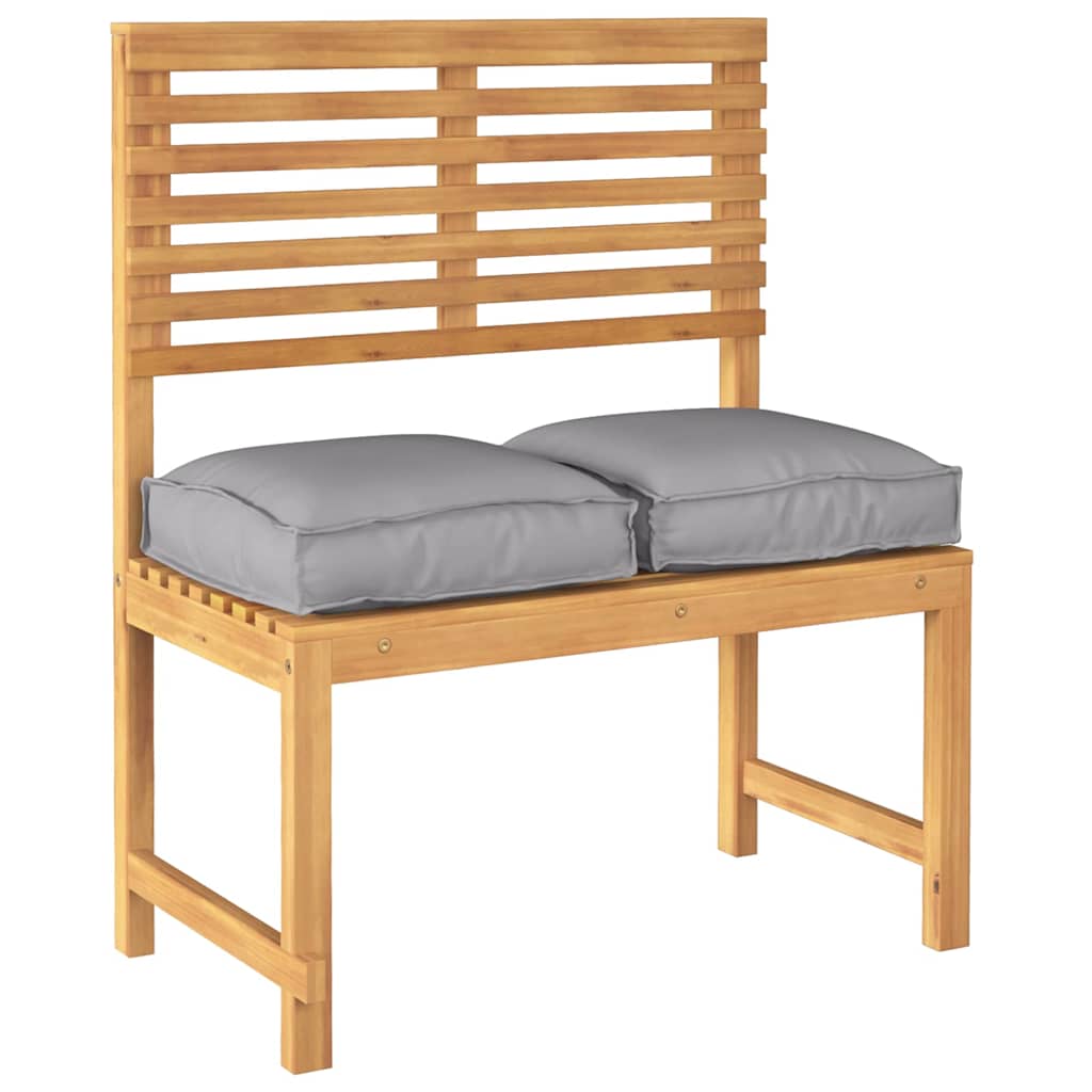 Cuscino 2 pz Tessuto Oxford Grigio 40 x 40 x 8 cm