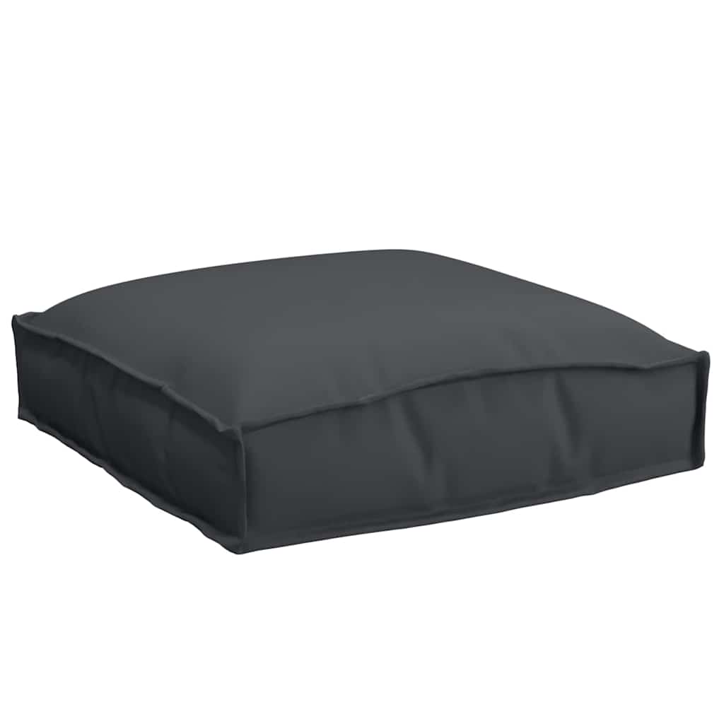 Cuscino 2 pz Tessuto Oxford Nero 40 x 40 x 8 cm
