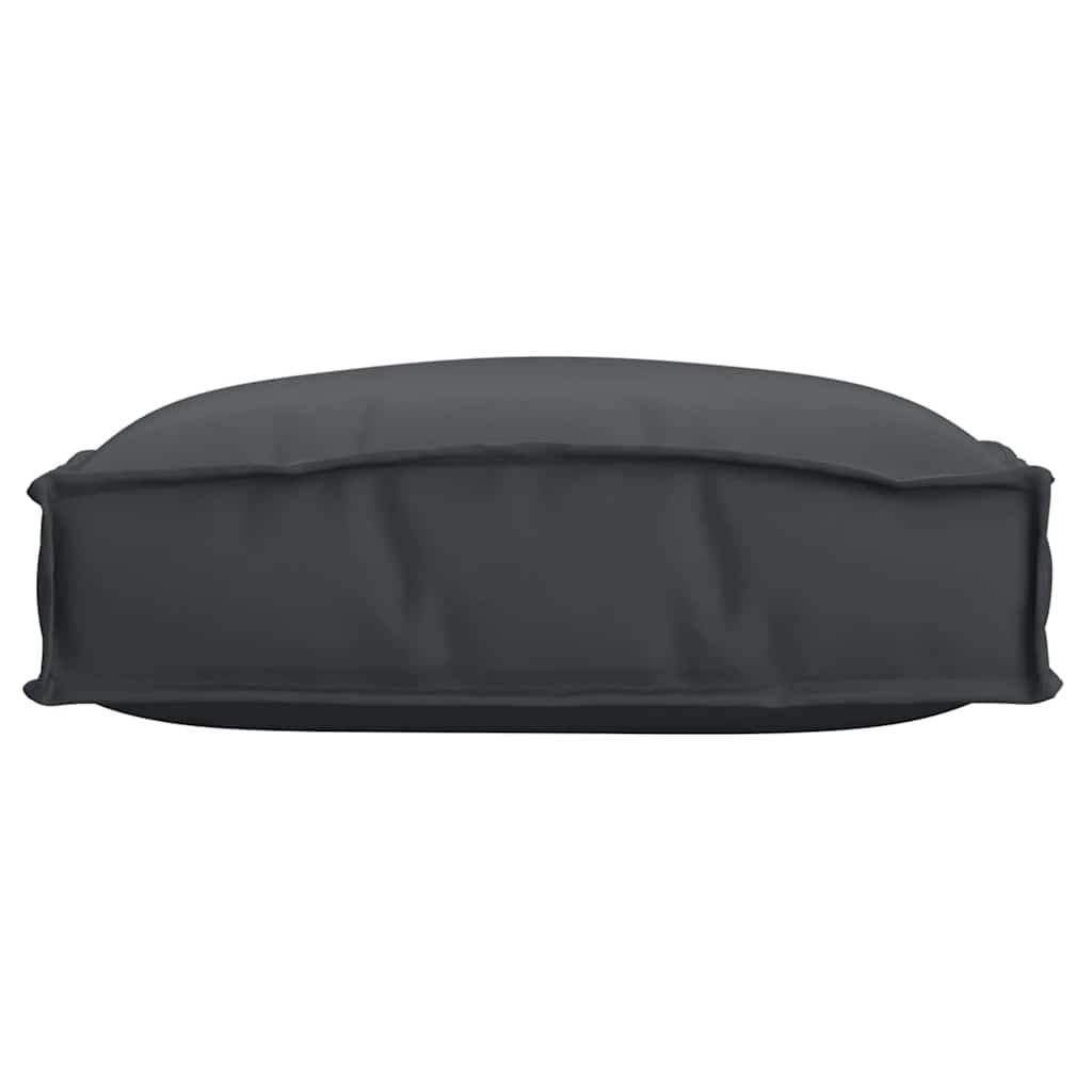Cuscino 2 pz Tessuto Oxford Nero 40 x 40 x 8 cm