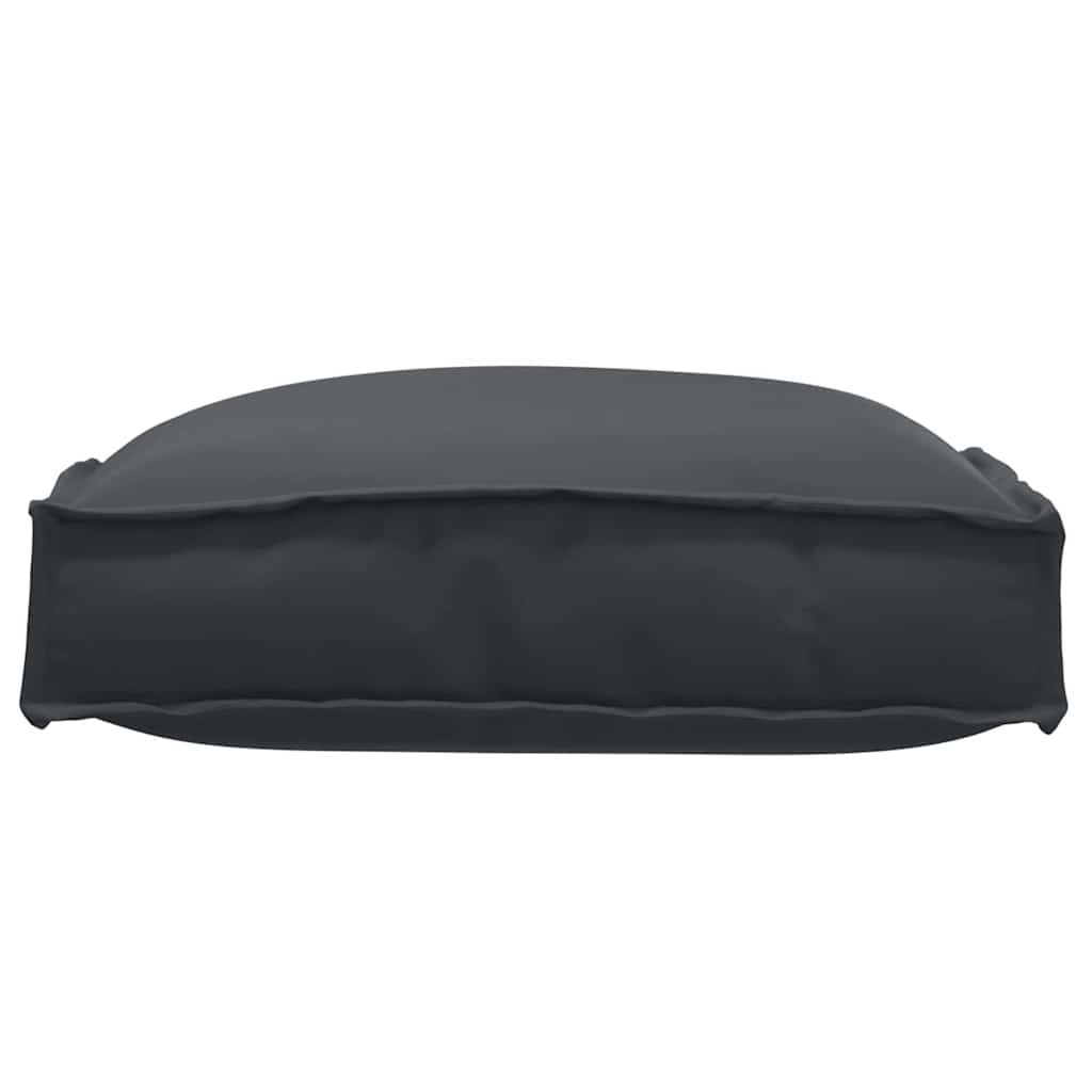 Cuscino 2 pz Tessuto Oxford Nero 40 x 40 x 8 cm