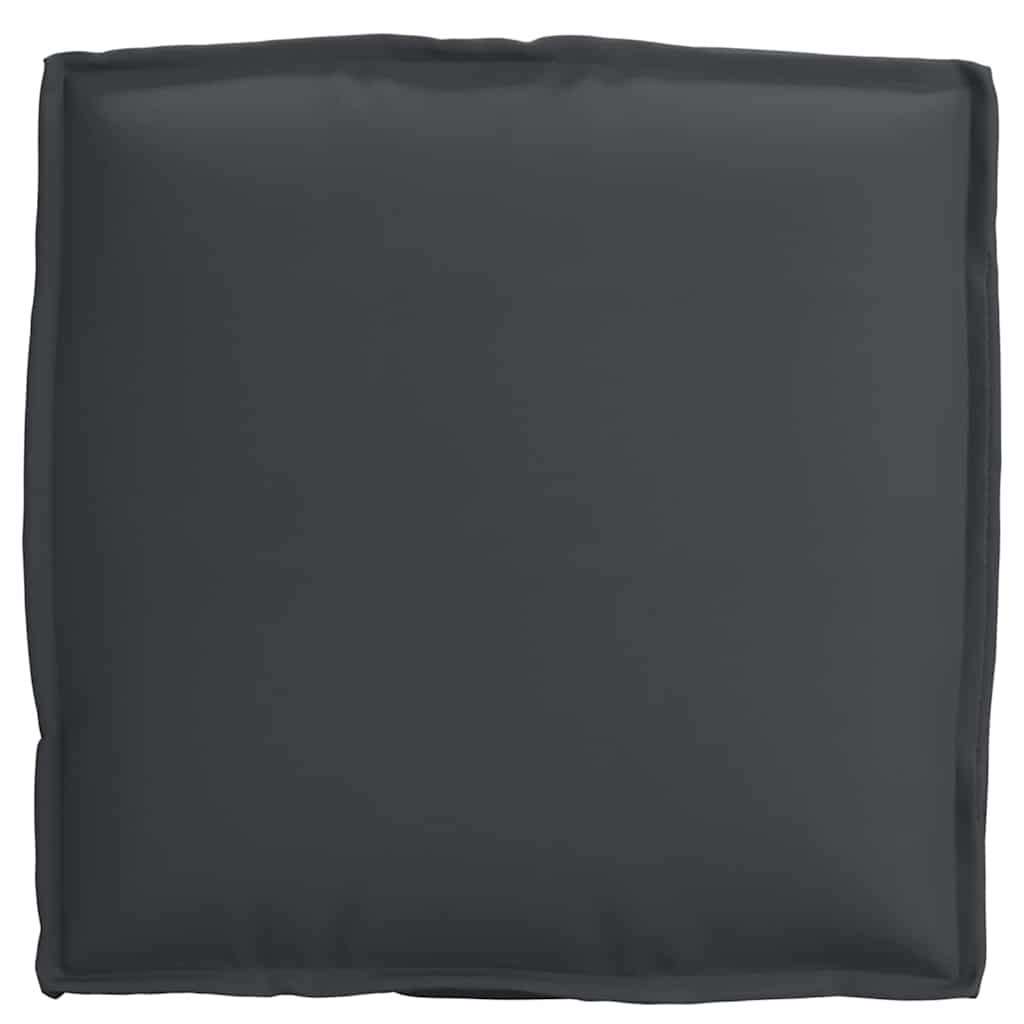 Cuscino 2 pz Tessuto Oxford Nero 40 x 40 x 8 cm