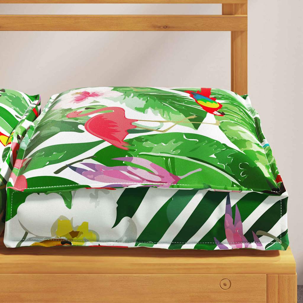 Cuscino 2 pz Tessuto Oxford Multicolore 40 x 40 x 8 cm