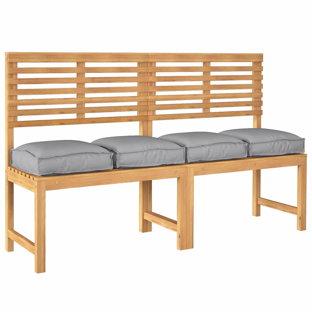 Cuscino 4 pz Tessuto Oxford Grigio 40 x 40 x 8 cm