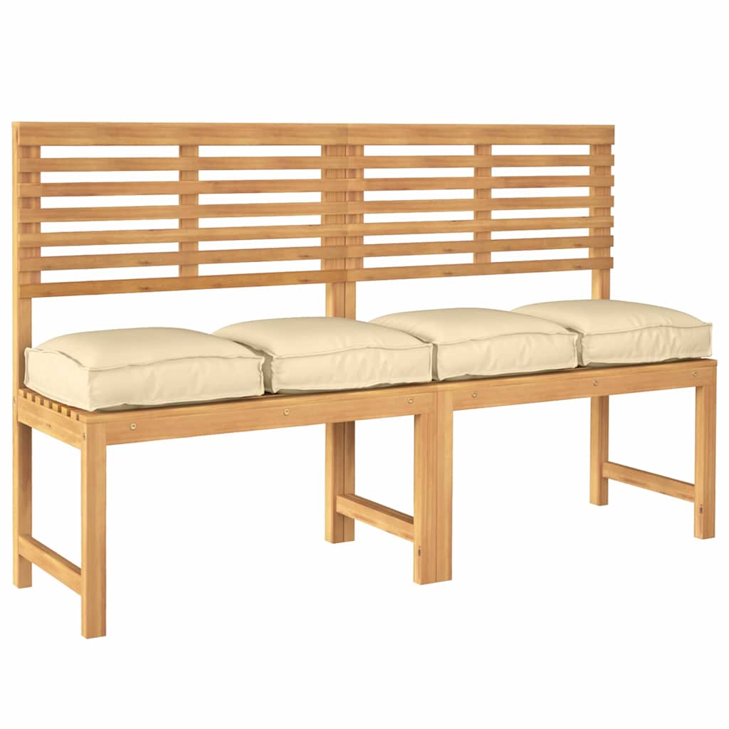 Cuscino 4 pz Tessuto Oxford Beige 40 x 40 x 8 cm