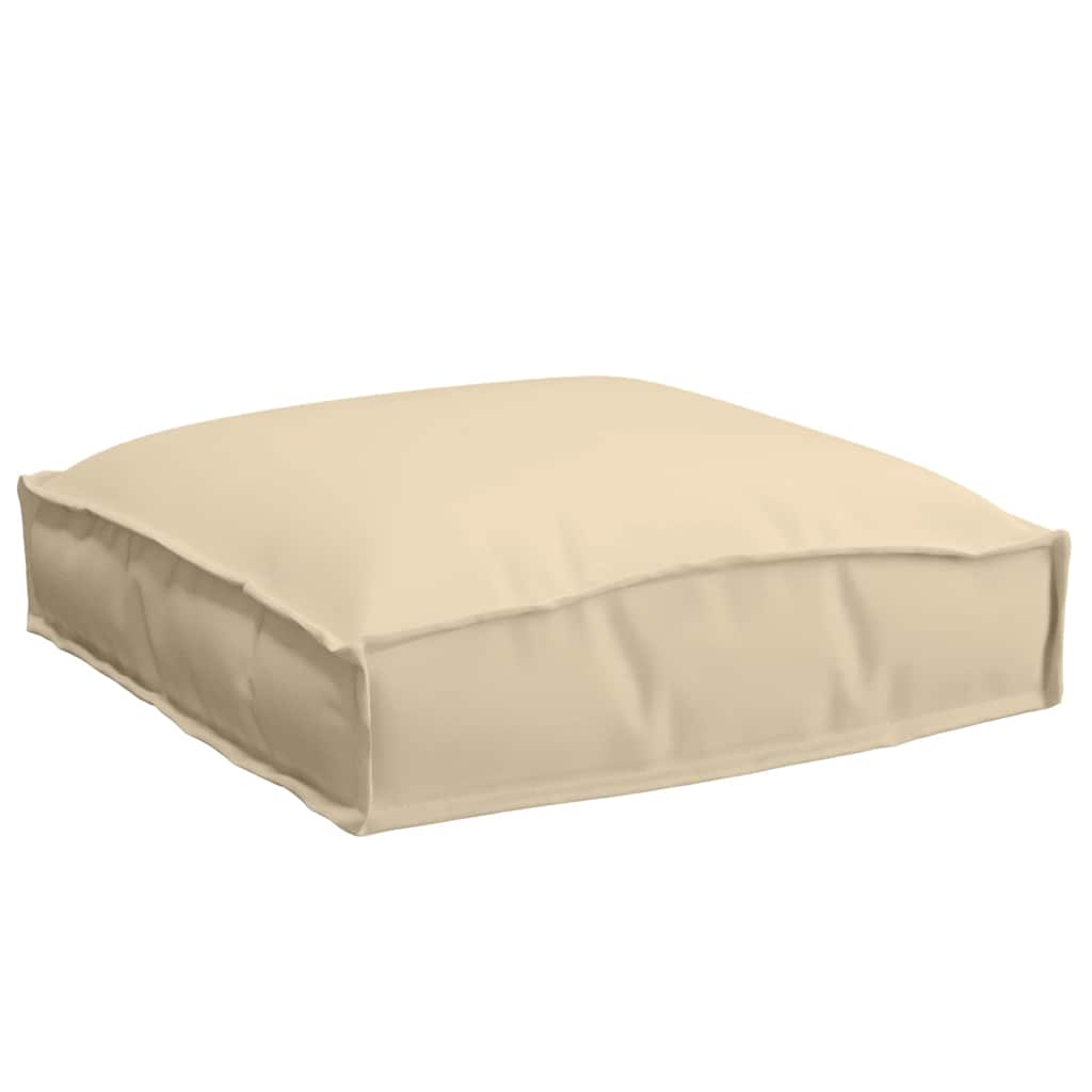 Cuscino 4 pz Tessuto Oxford Beige 40 x 40 x 8 cm