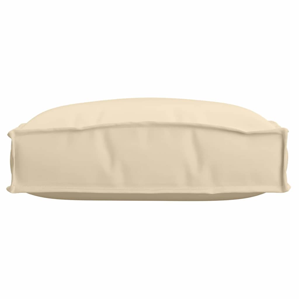 Cuscino 4 pz Tessuto Oxford Beige 40 x 40 x 8 cm