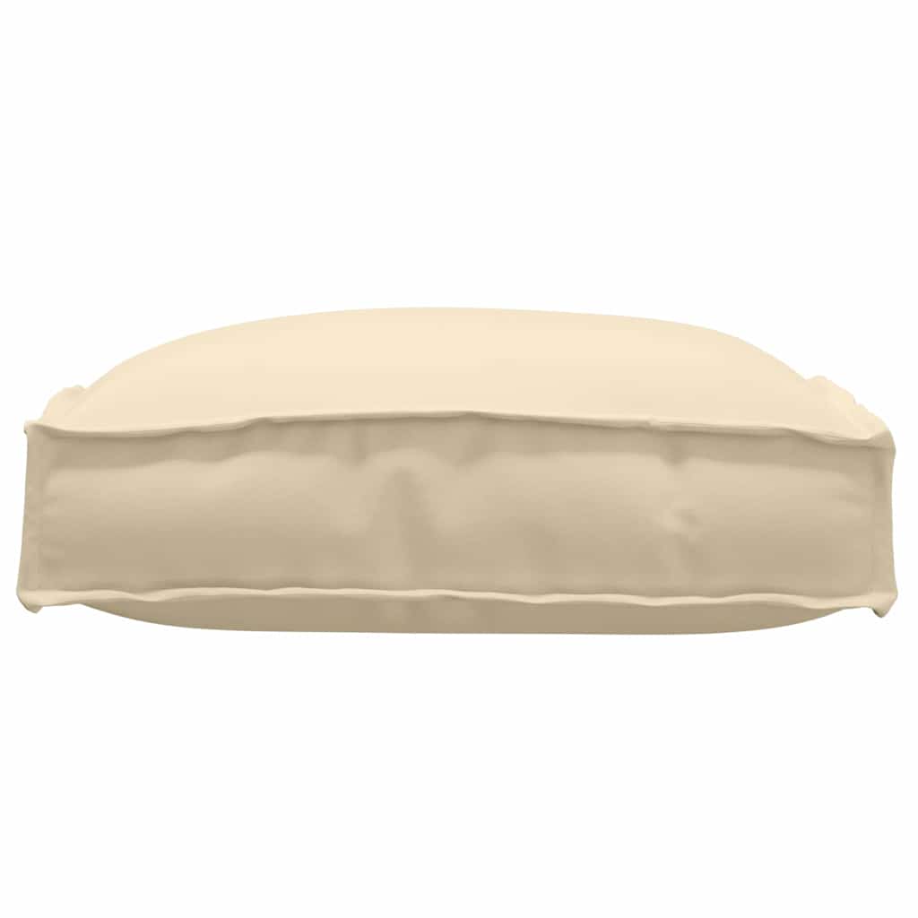 Cuscino 4 pz Tessuto Oxford Beige 40 x 40 x 8 cm