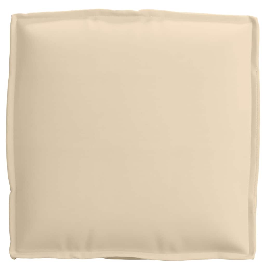 Cuscino 4 pz Tessuto Oxford Beige 40 x 40 x 8 cm