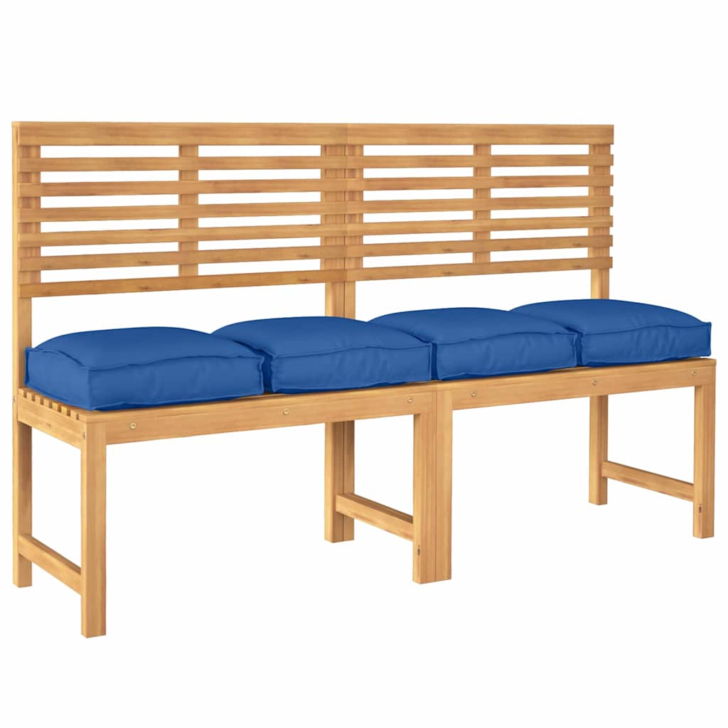 Cuscino 4 pz Tessuto Oxford Blu Reale 40 x 40 x 8 cm