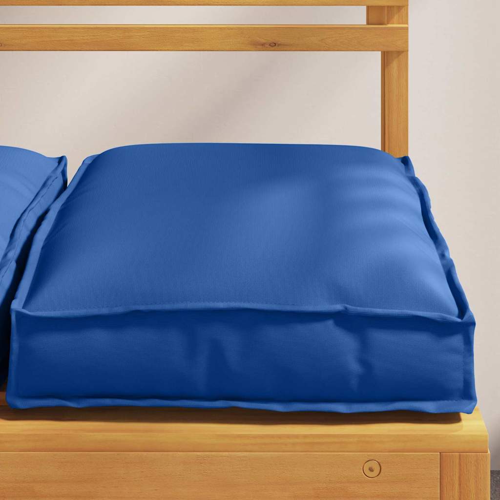 Cuscino 4 pz Tessuto Oxford Blu Reale 40 x 40 x 8 cm
