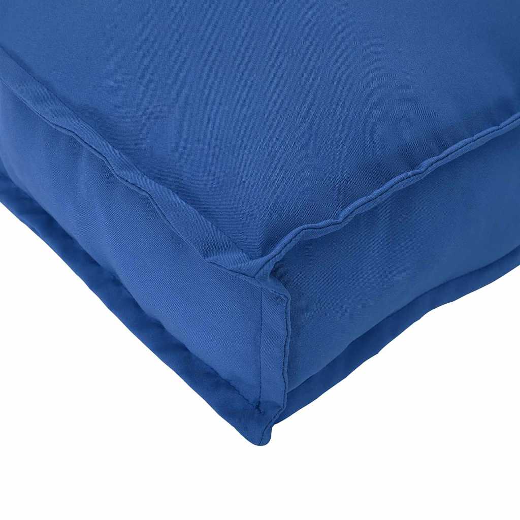 Cuscino 4 pz Tessuto Oxford Blu Reale 40 x 40 x 8 cm