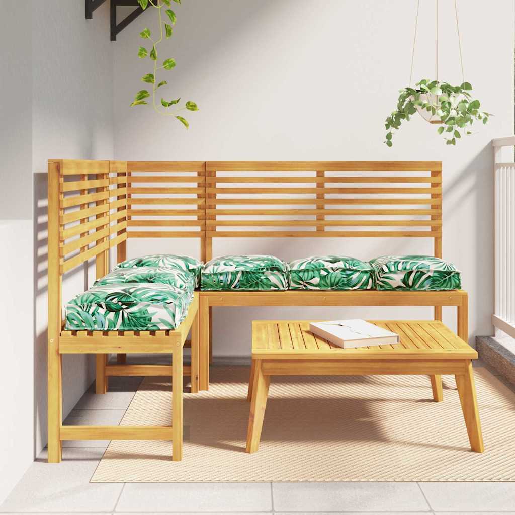 Cuscino 6 pz Tessuto Oxford Motivo Foglia 40 x 40 x 8 cm