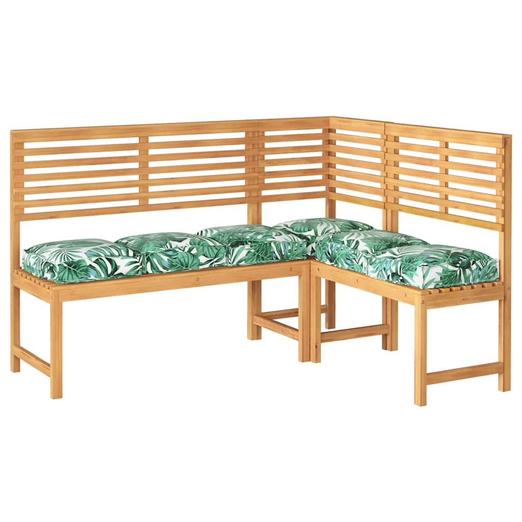 Cuscino 6 pz Tessuto Oxford Motivo Foglia 40 x 40 x 8 cm