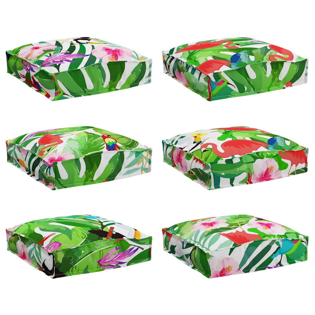 Cuscino 6 pz Tessuto Oxford Multicolore 40 x 40 x 8 cm