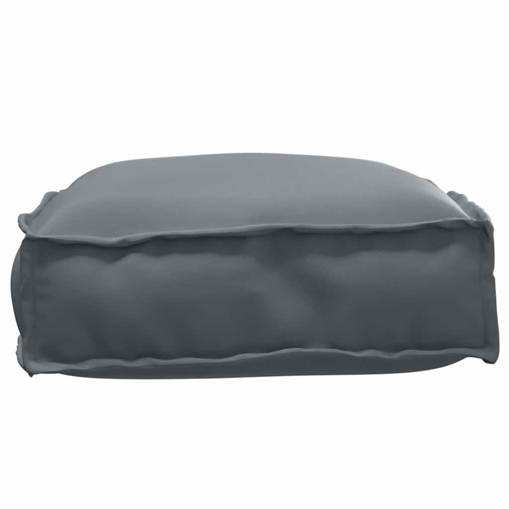 Cuscino Tessuto Oxford Antracite 60 x 40 x 8 cm