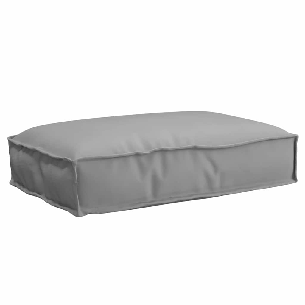 Cuscino Tessuto Oxford Grigio 60 x 40 x 8 cm