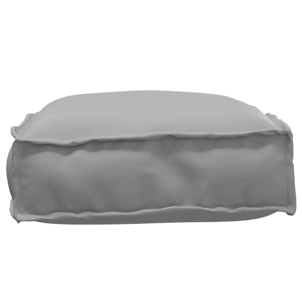 Cuscino Tessuto Oxford Grigio 60 x 40 x 8 cm