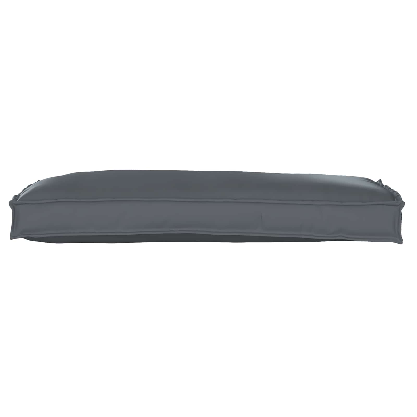Cuscino Tessuto Oxford Antracite 100 x 40 x 8 cm