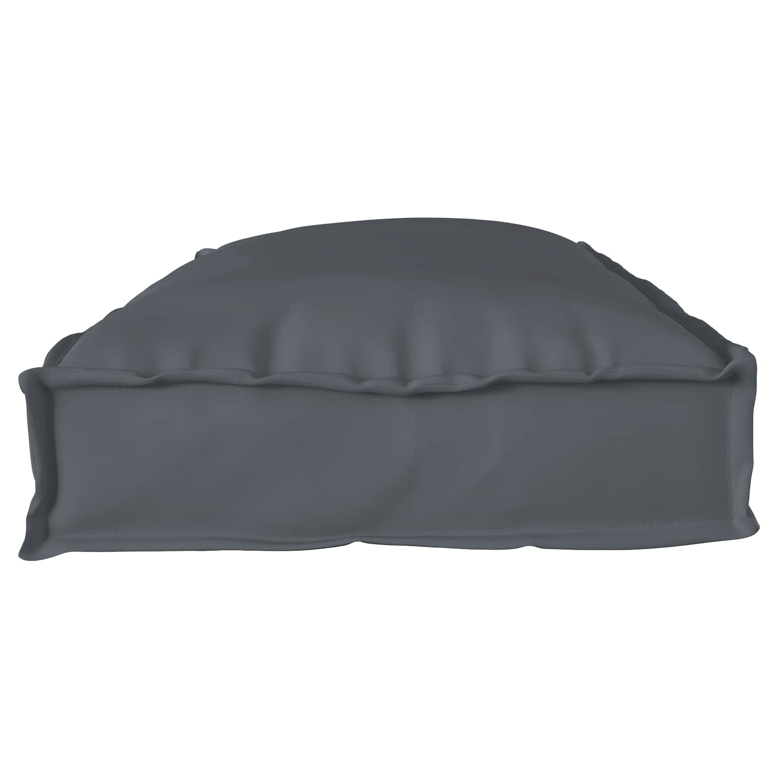 Cuscino Tessuto Oxford Antracite 100 x 40 x 8 cm