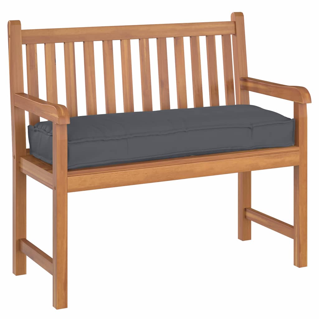 Cuscino Antracite 110 x 40 x 8 cm Tessuto Oxford