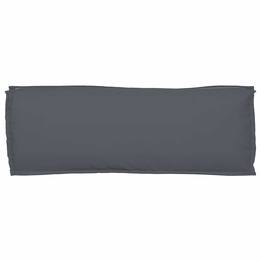 Cuscino Antracite 110 x 40 x 8 cm Tessuto Oxford