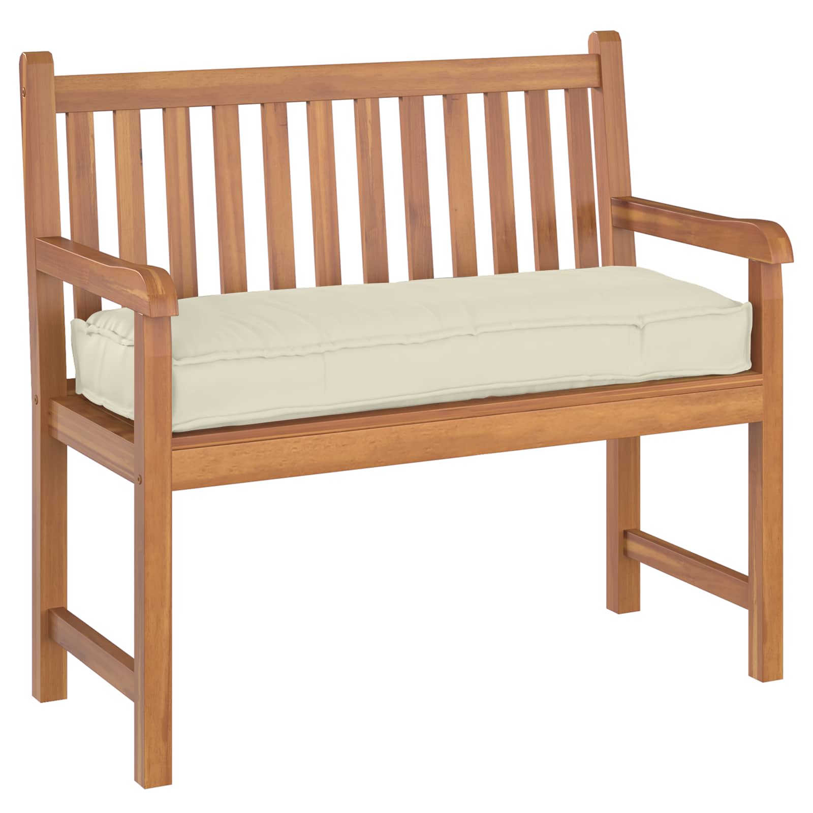 Cuscino Crema 110 x 40 x 8 cm Tessuto Oxford