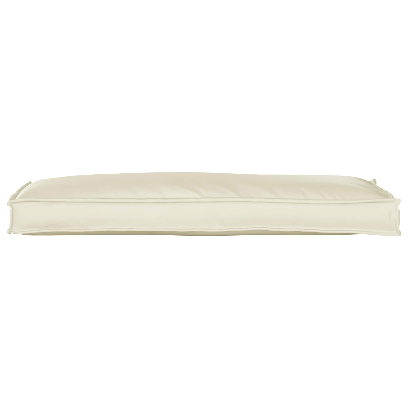 Cuscino Crema 110 x 40 x 8 cm Tessuto Oxford