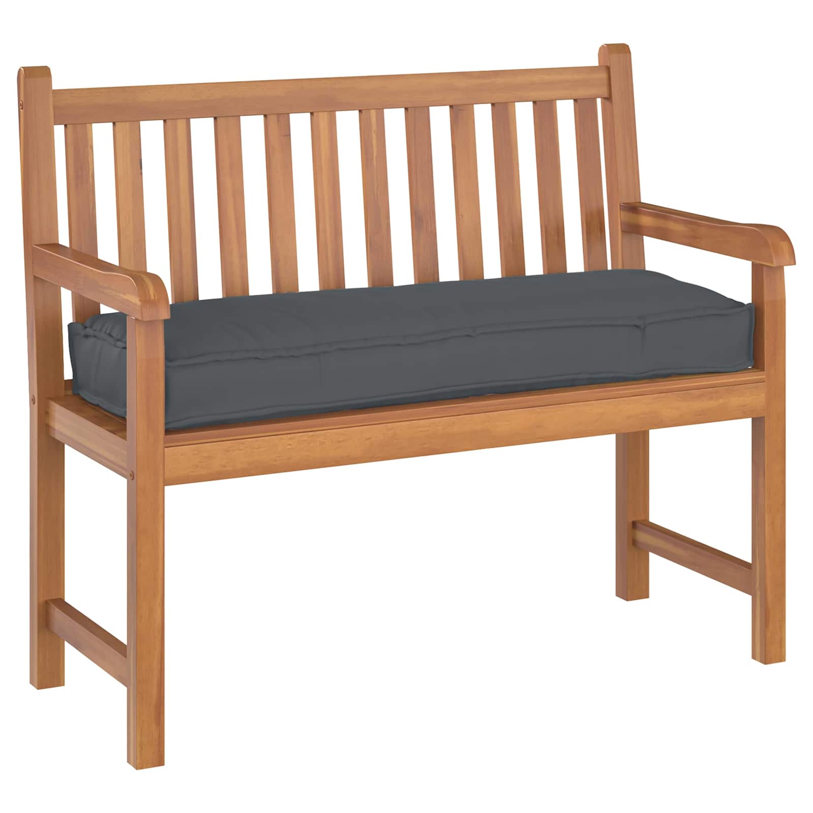 Cuscino Tessuto Oxford Antracite 120 x 40 x 8 cm