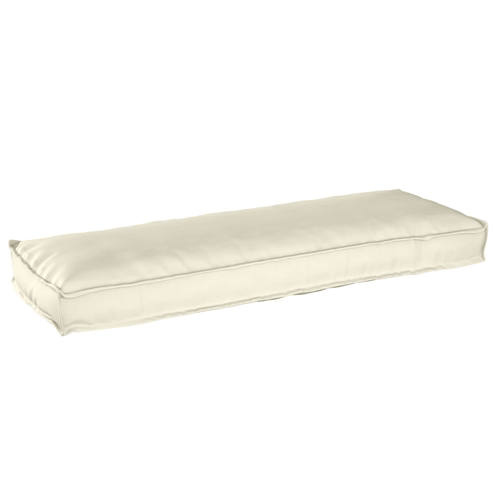 Cuscino Tessuto Oxford Crema 120 x 40 x 8 cm
