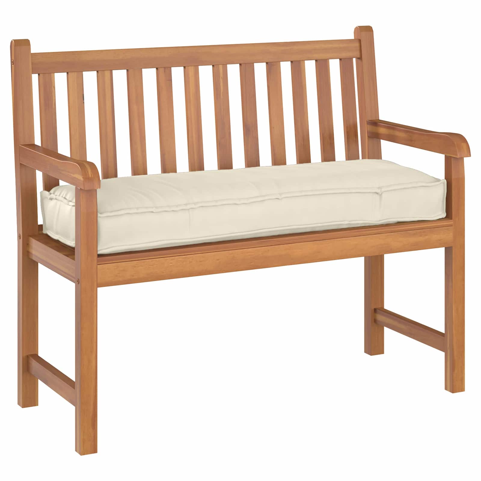 Cuscino Tessuto Oxford Crema 120 x 40 x 8 cm