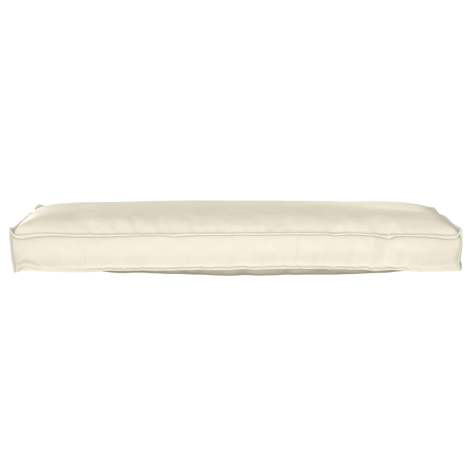 Cuscino Tessuto Oxford Crema 120 x 40 x 8 cm