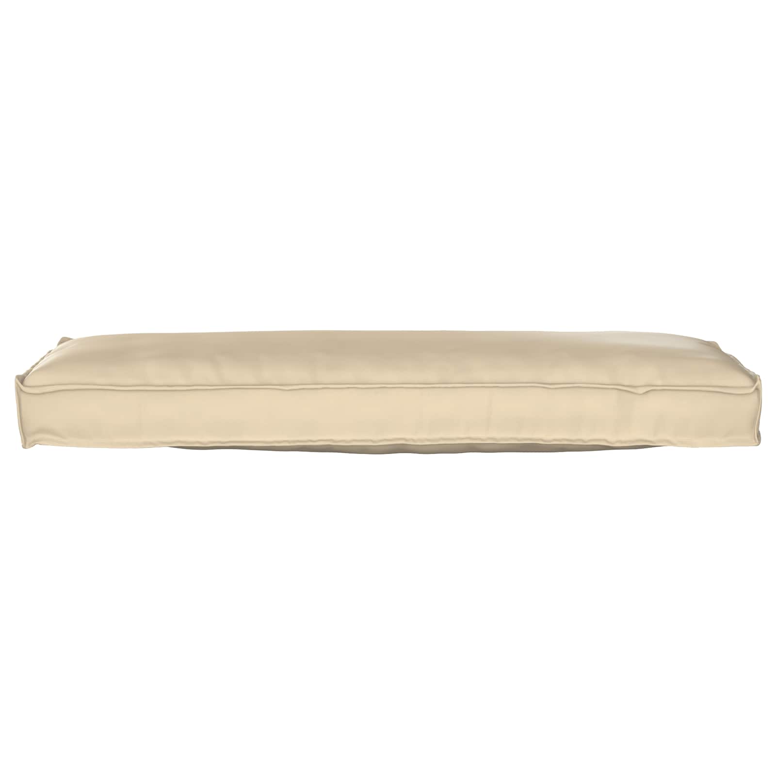 Cuscino Tessuto Oxford Beige 120 x 40 x 8 cm