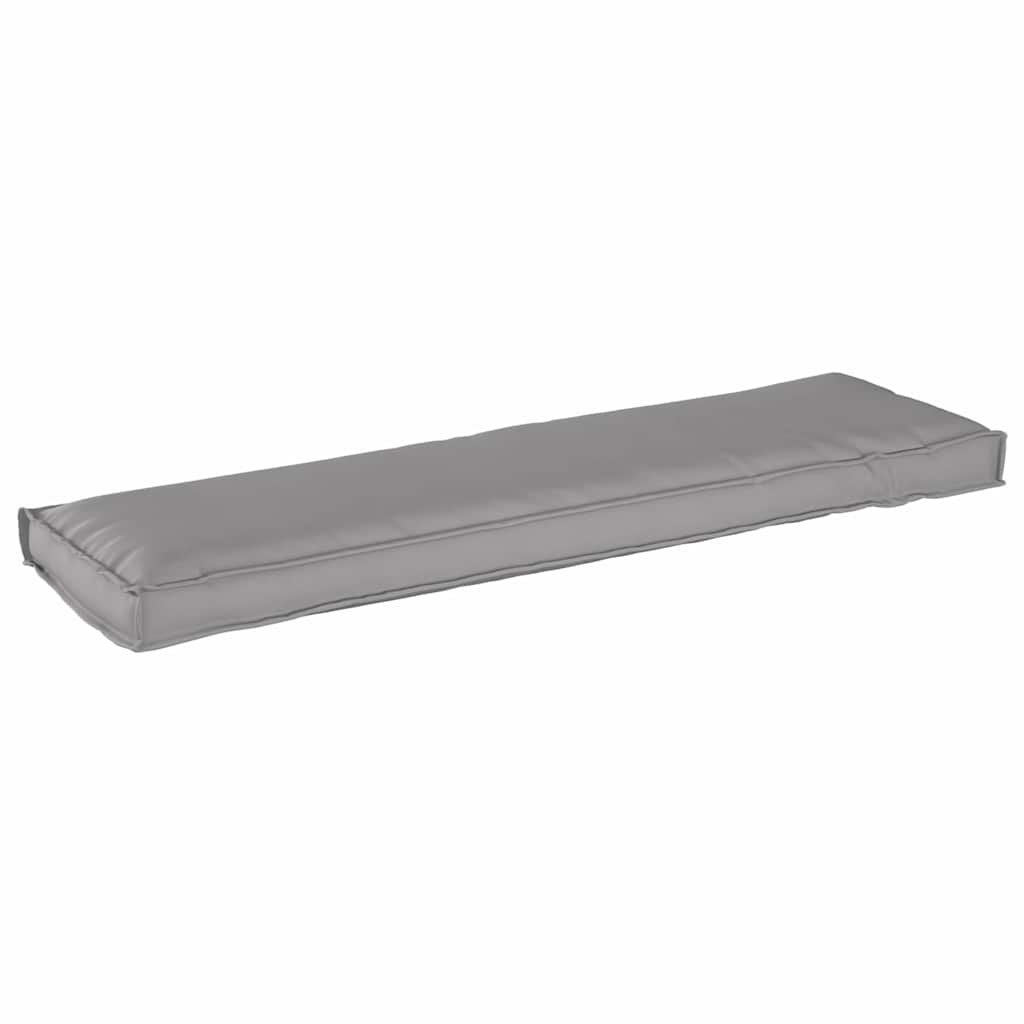 Cuscino Tessuto Oxford Grigio 140 x 40 x 8 cm