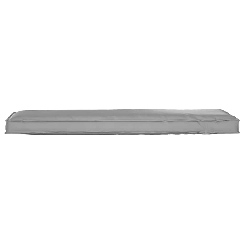 Cuscino Tessuto Oxford Grigio 140 x 40 x 8 cm