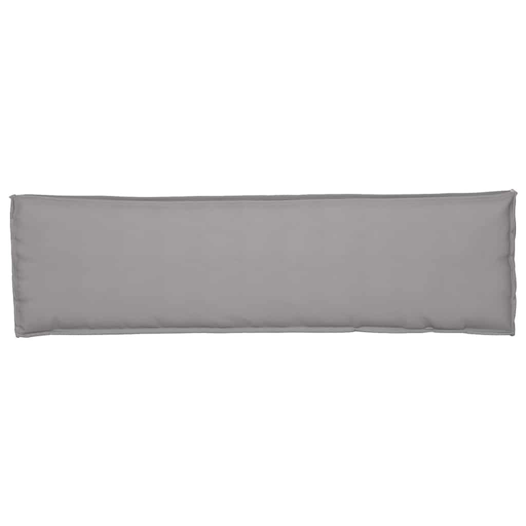 Cuscino Tessuto Oxford Grigio 140 x 40 x 8 cm