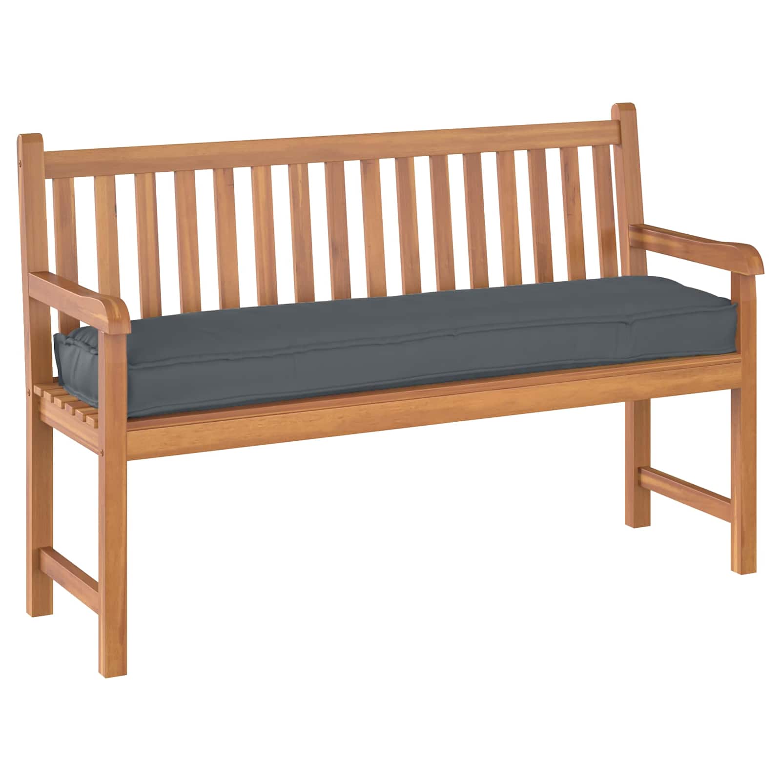 Cuscino Tessuto Oxford Antracite 150 x 40 x 8 cm
