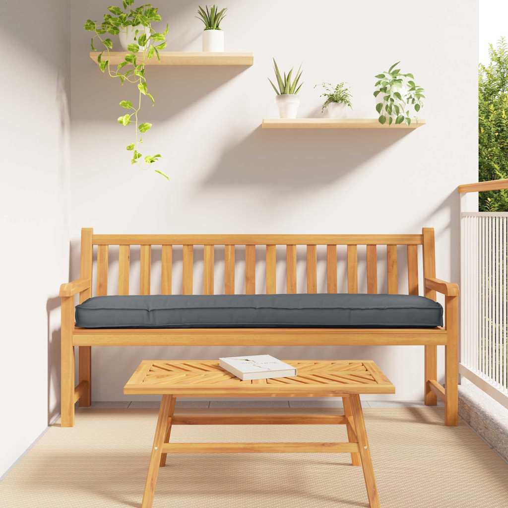 Cuscino per pallet Tessuto Oxford Antracite 180 x 40 x 8 cm