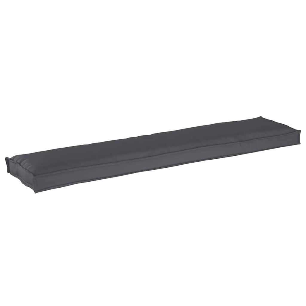 Cuscino per pallet Tessuto Oxford Antracite 180 x 40 x 8 cm