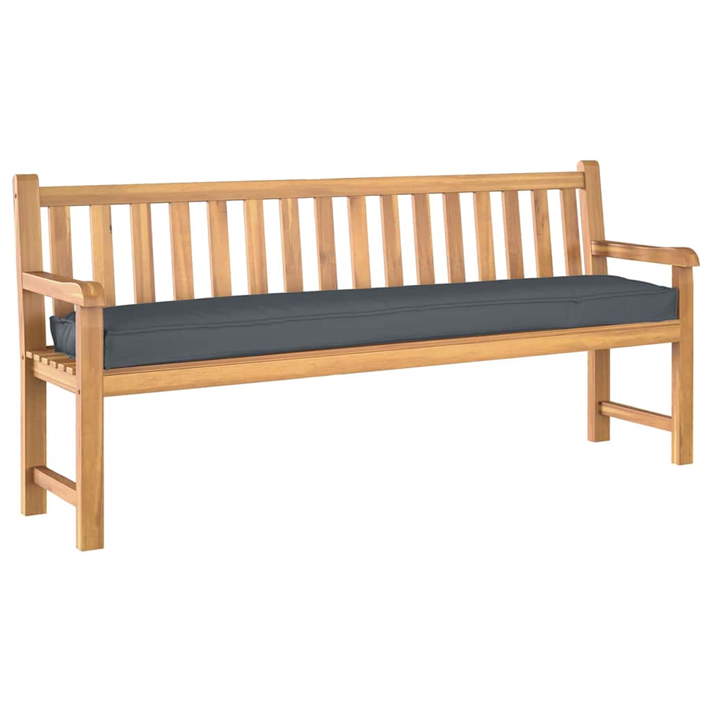 Cuscino per pallet Tessuto Oxford Antracite 180 x 40 x 8 cm
